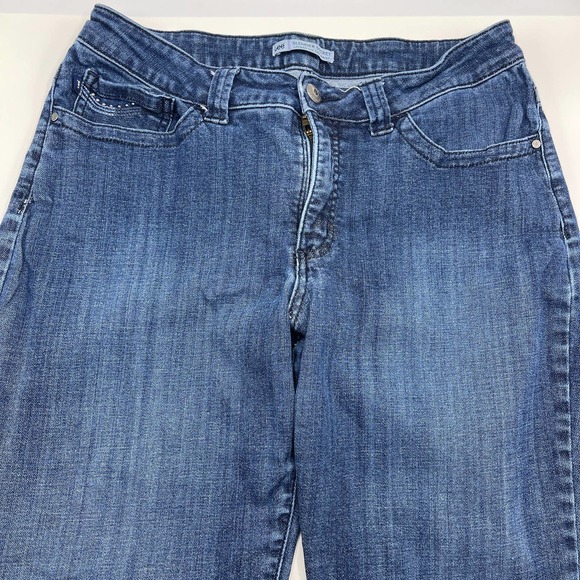 Lee Slender Secret Women's Lower On The Waist Blue Denim Jeans Size Approx. 10 - Picture 1 of 8